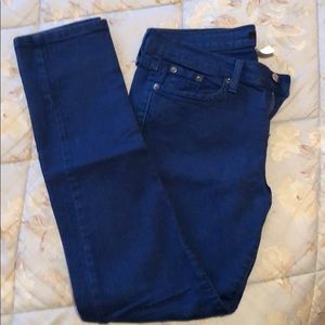 Blue jeans - never hemmed!